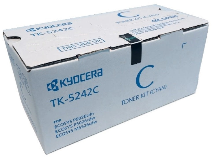 Toner KYOCERA TK-5242C - 3000 páginas, Cian, ECOSYS P5026cdw Toner KYOCERA TK-5242C - 3000 páginas, Cian, ECOSYS P5026cdw